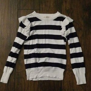 Girls long sleeve striped sweater